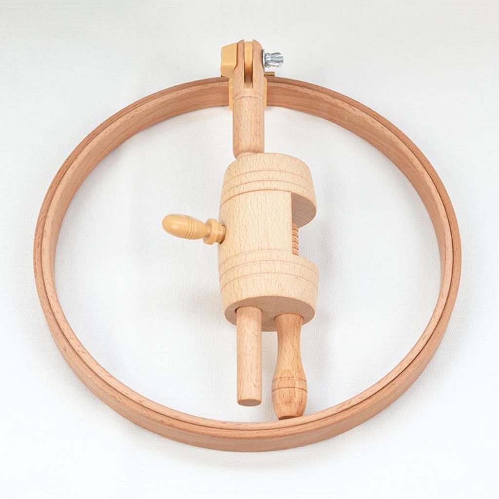 Регулируемый на 280° стол из бука, встроенные маленькие пяльцы для вышивания, настольные простые пяльцы для вышивки крестиком