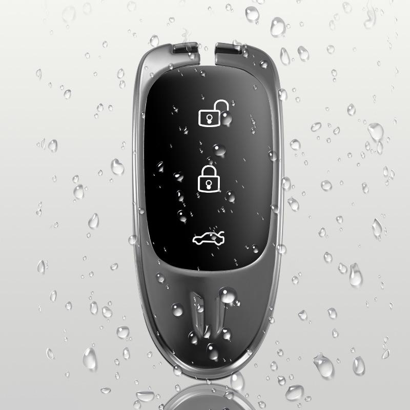 Ideal 2021 Car Key Protective Cover: Minimalist Metal Design for Both Men and Women