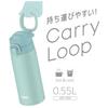 Thermos Vacuum Insulated Portable Mug with Carry Loop, 550ml, Mint Blue, JOS-550 MBL