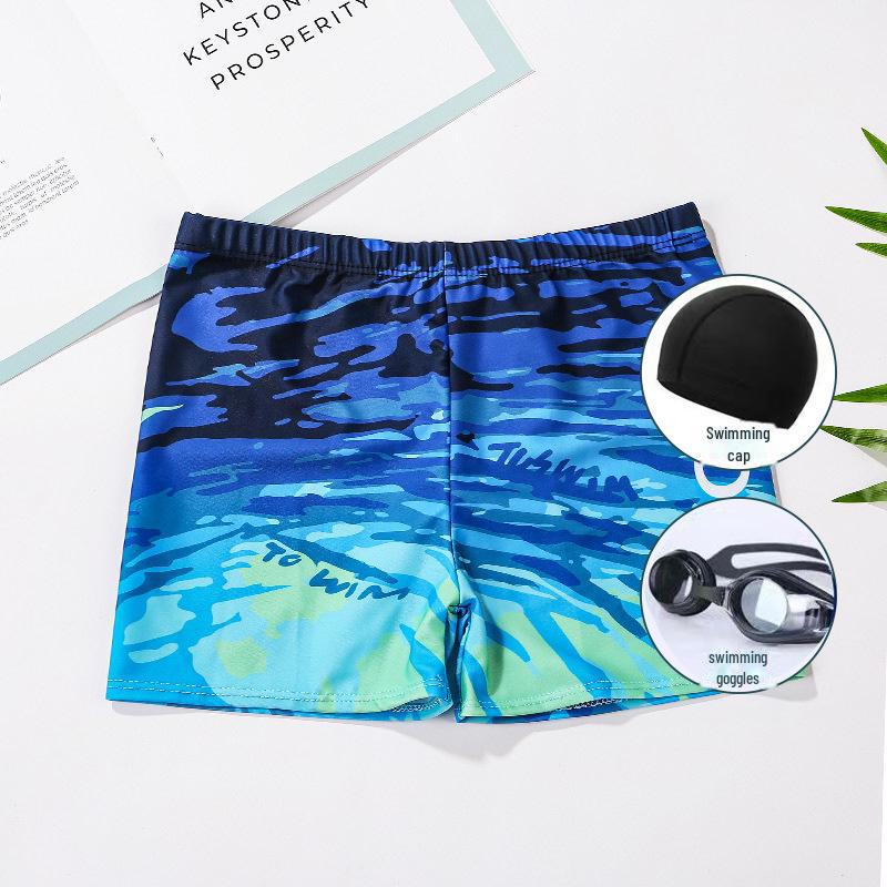 Men's Quick-Dry Loose Swim Trunks - Anti-Embarrassment Boxer Swimsuit for Beach
