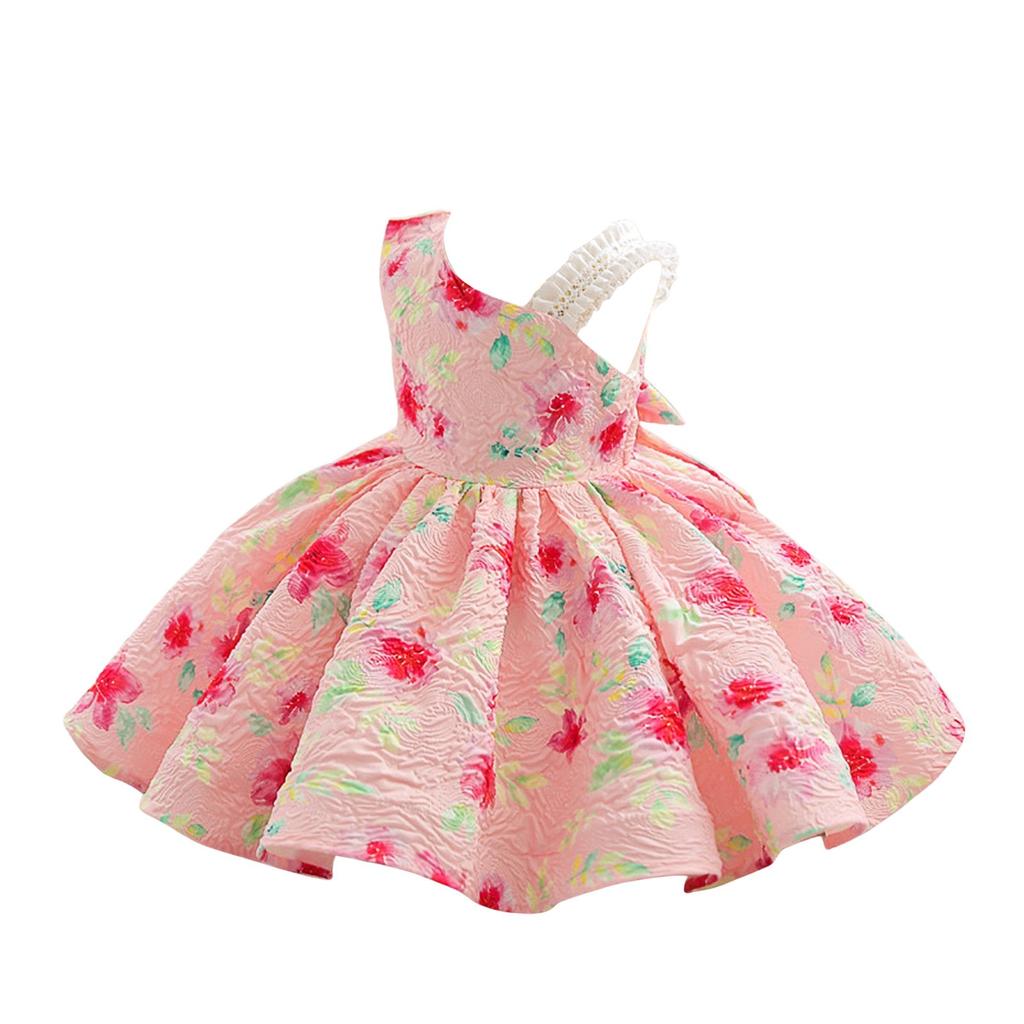 Платье для девочки-принцессы, подходящее по цвету, милое платье без рукавов высокого класса