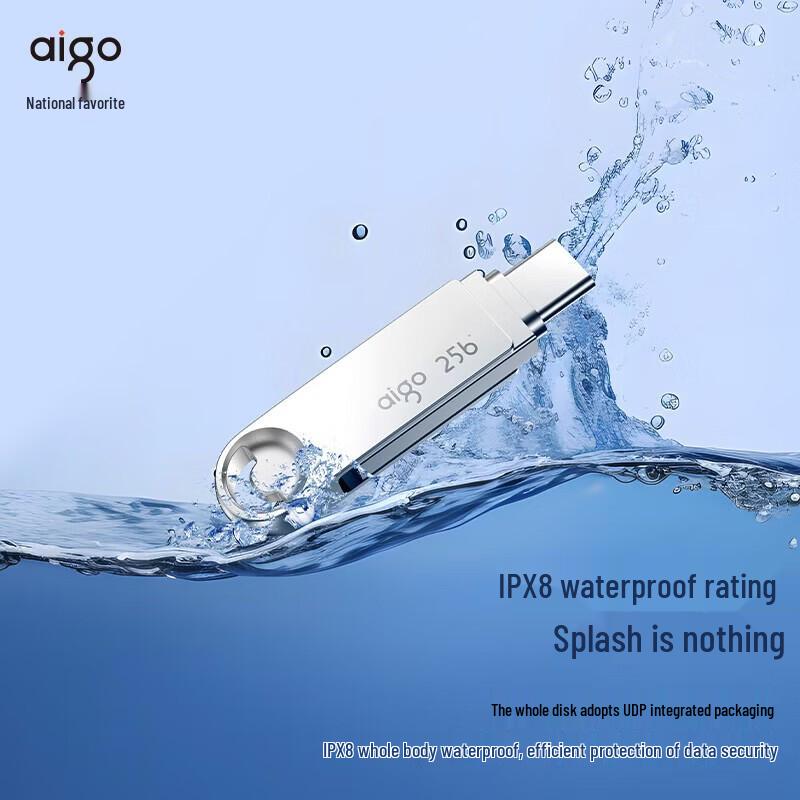 aigo U322 128GB Type-C USB3.2 Dual-Interface USB Flash Drive