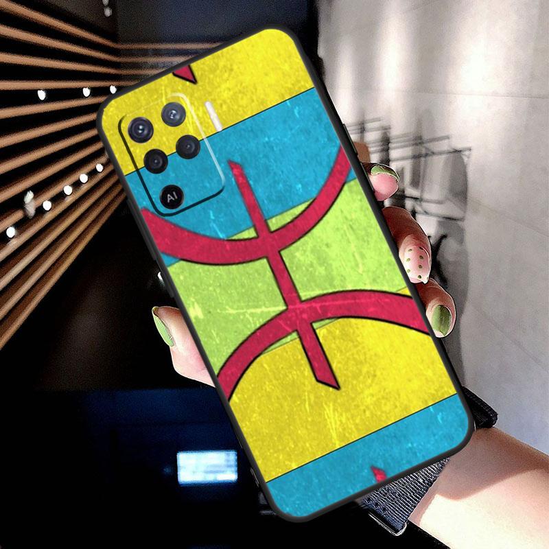Амазигский Символ Берберская Академия Чехол Для OPPO A96 A76 A16 A94 A74 A54 A53 A57 S A15 A52 A72 A93 A5 A9 A31 A17 A77 A78 Чехол