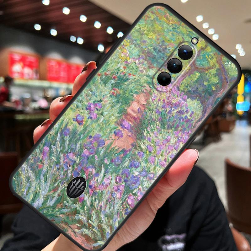 Claude Monet Case For ZTE Nubia Red Magic 10 Air 7 6S 7S Pro Red Magic 11 10 9 8 8S 9S 10S Pro Plus Cover