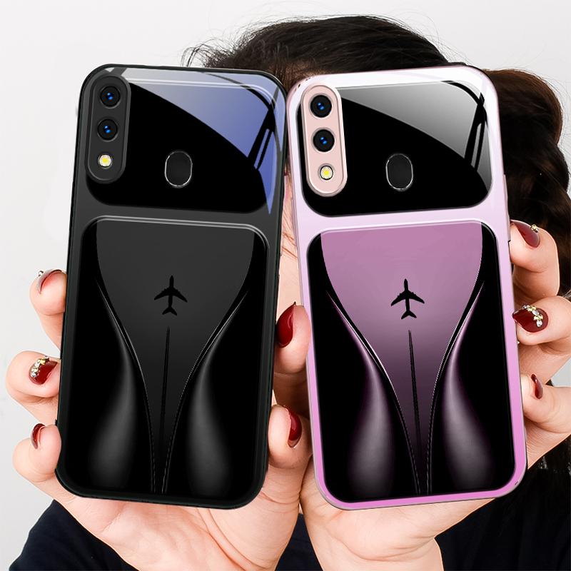 Самолет в постепенном полете Для Samsung A20 30 22 23 24 25 26 31 32 33 34 35 42 50 51 52 53 54 55 56 70 71 72 73 стеклянный чехол для телефона