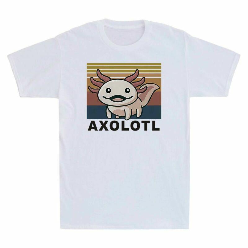 Tshirt Questions Sleeve Vintage Tee Graphic You Sure Axolotl Unisexs Gift Short