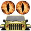 3D наклейки на фары 'Глаза Зверя' для Jeep - Веселые универсальные автомобильные наклейки