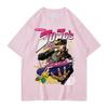New Fashion Jojo Bizarre Adventure T Shirt Cool Unisex Short Sleeved Vaporwave Aesthetic Jotaro T-shirt Kujo Unisexga Graphic Tee To