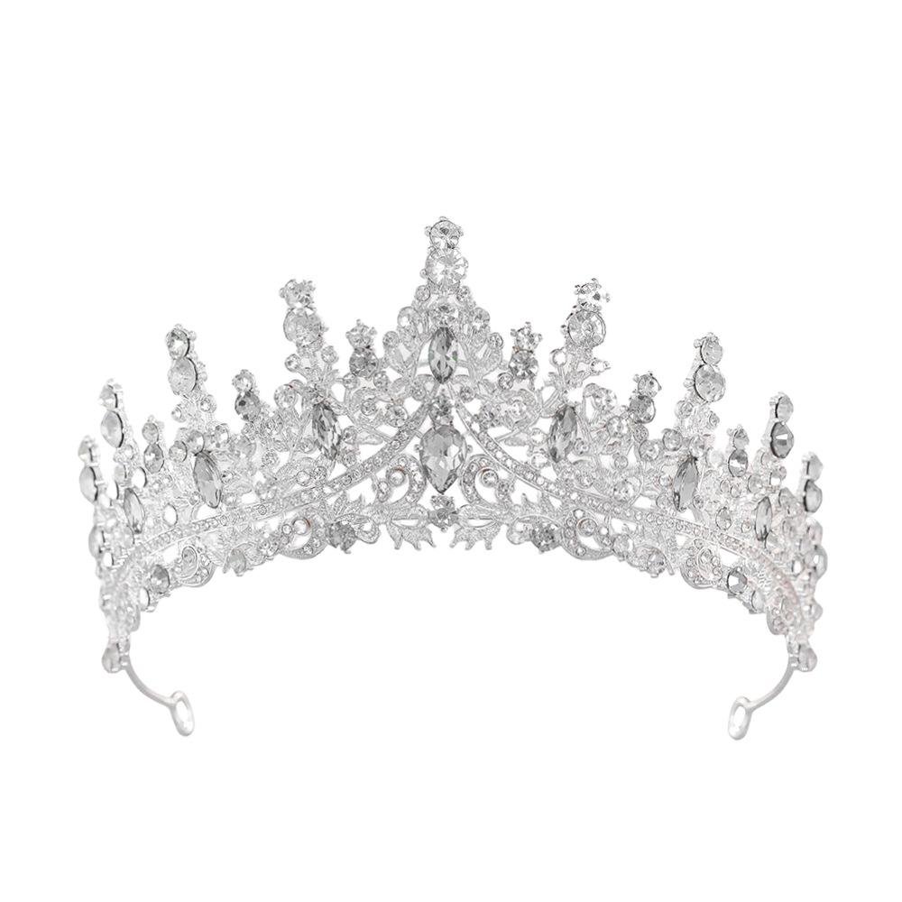 Элегантная хрустальная свадебная тиара - Свадебный и праздничный аксессуар для волос