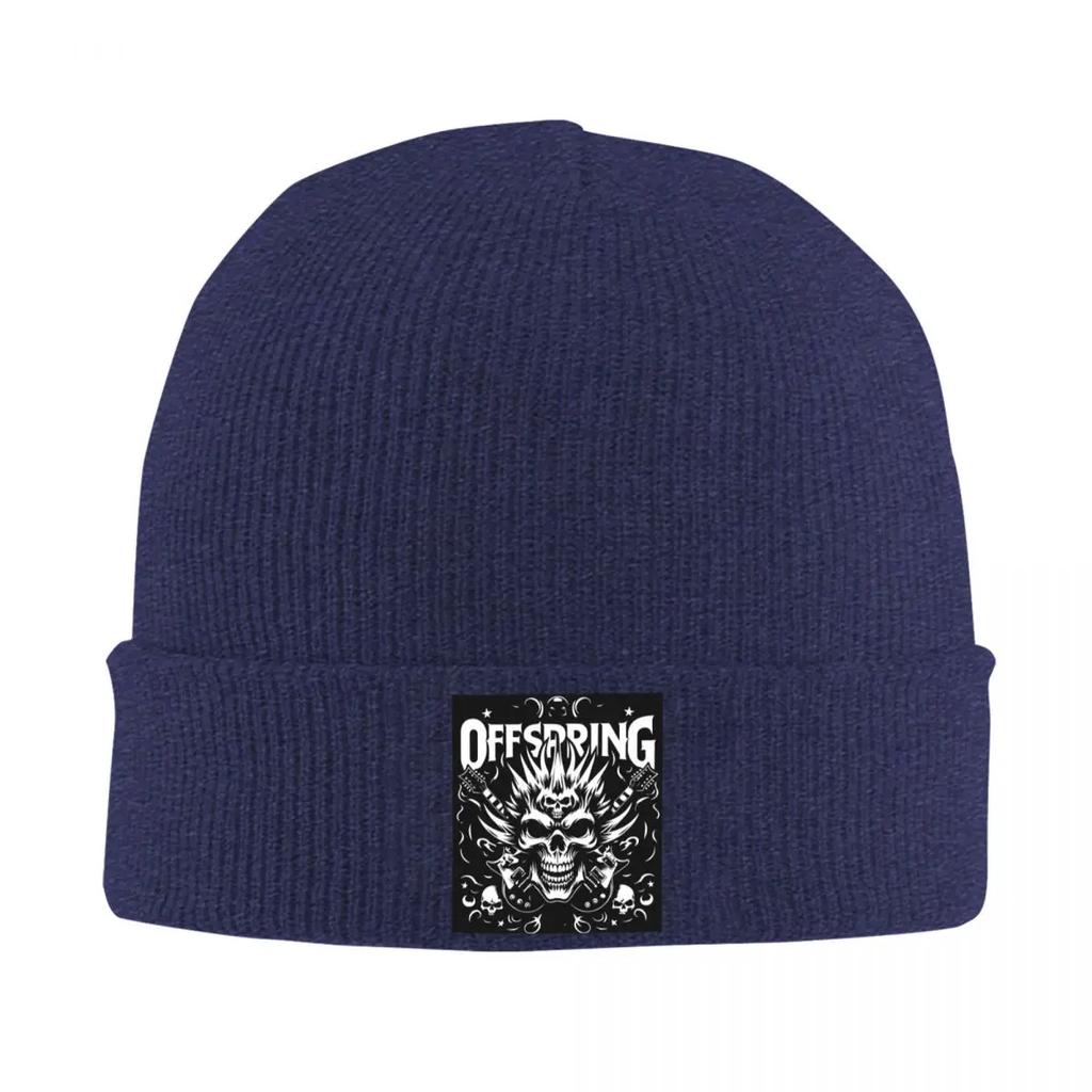 New Punk The Offspring Warm Knitted Cap Winter Knit Bonnet Hat Skullies Beanies Hip Hop Caps For Unisex