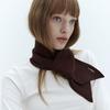 CITYBREEZE Cashmere Knit Tie Muffler_BROWN