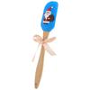 1Pcs Holiday Kitchen Spatula Silicone Butter Scraper Christmas Design Wooden Handle for Baking Mixing Dough Easy Clean