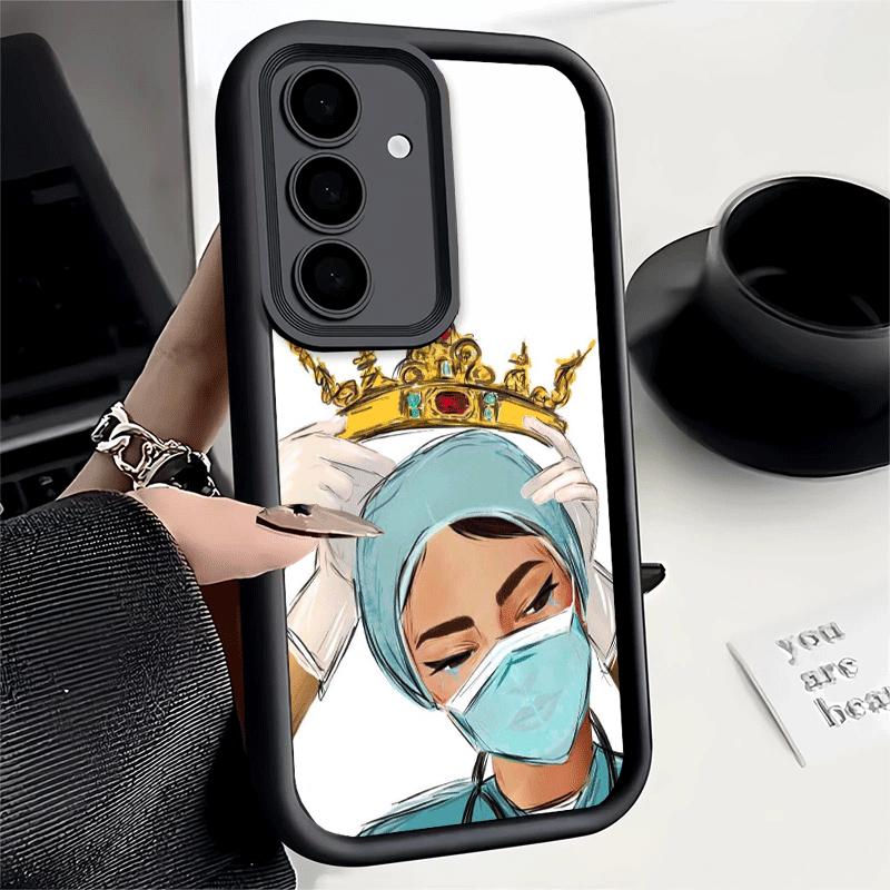 Phone Case for Samsung Galaxy A17 A16 A15 A14 A13 Doctor Nurse Cartoon A56 A36 A26 A55 A35 A25 A54 A34 A24 A53 A33 A23 A07 A06