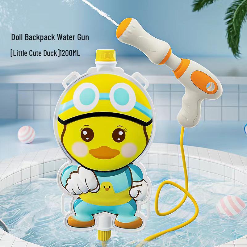 Children's Backpack Water Gun Toy for Summer Beach Play