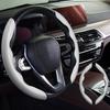 WOCOCN 2pcs Car Steering Wheel Cover,Anti-Skid Carbon Fiber, Red | Steering Wheel Protector for Men Women,Multiple Color Options,Universal for Most
