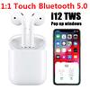 I12 Tws Pop Up Bluetooth наушники беспроводное сенсорное управление вкладыши гарнитура наушники