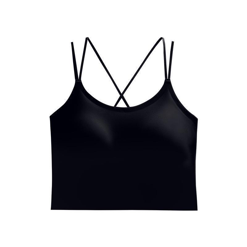 Breathable base, seamless u-shaped beautiful back bra, integrated steel-free underwear, women's suspenders, fixed cup with chest pad.