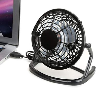 USB Мини Настольный Вентилятор с Вращением на 360 Градусов для Офиса, Компьютера, Ноутбука, Летний Охладитель