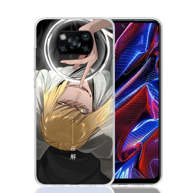 Чехол для телефона Bleach Синдзи Хирако для Xiaomi Poco X7 X6 X5 Pro F7 Ultra Redmi 15C 15 13 13C 12 12C 10 10A 10C 9 9A 9C 9T Cover Poc