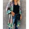 Women's Colorful Sequin Cardigan Trench Coat Urban Style Outerwear For Women Unique Design Streetwear Outwear