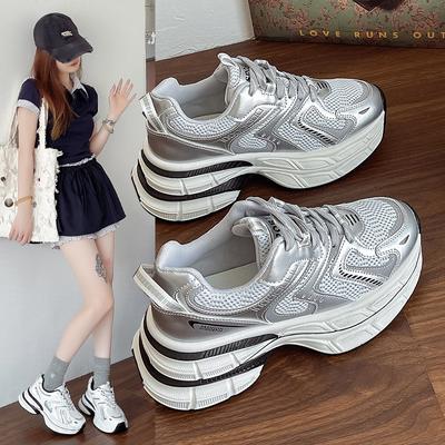 2024 Кроссовки Женские Платформа Плоские Туфли Женская Обувь Мода Повседневные Кроссовки Женские Массивные Кроссовки Женская Обувь