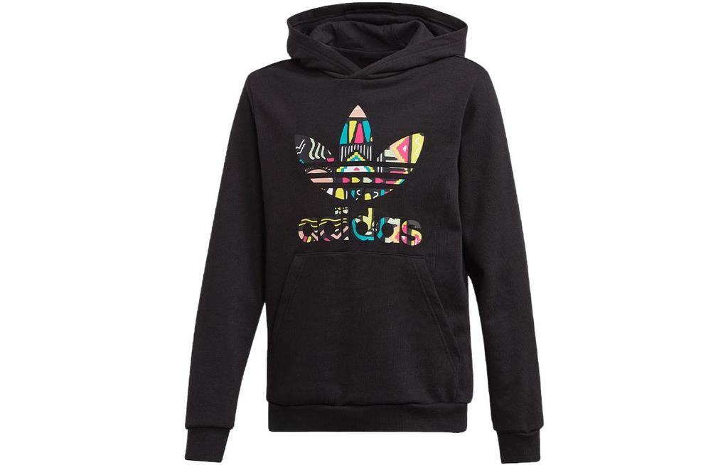 adidas Оригиналы Свитшоты для начальной школы с капюшоном Умеренные EJ5595