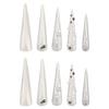 3D wearing nail aurora butterfly point drill manicure fake nails super long pointed European and American popular fake nails