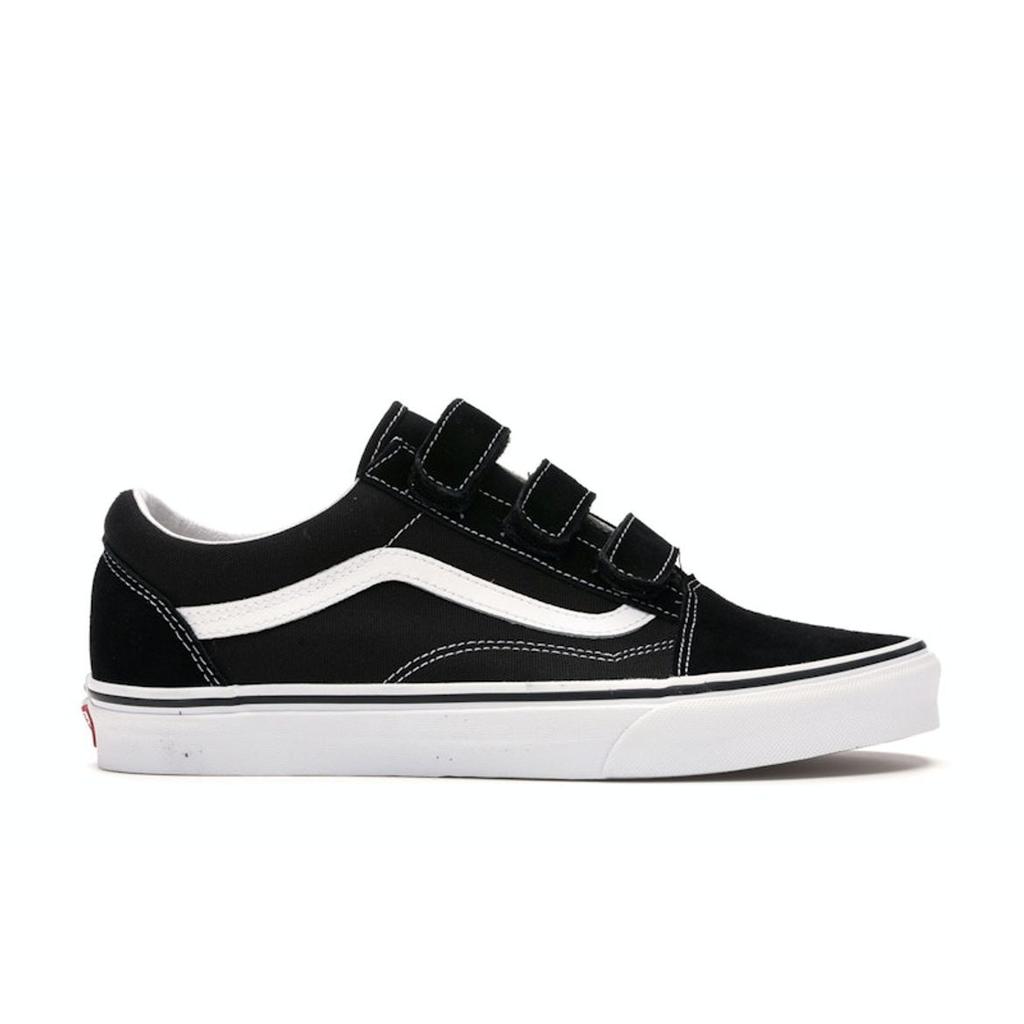 Vans Old Skool Velcro Suede Unisex Sneakers Black True-White VN0A3D29OIU