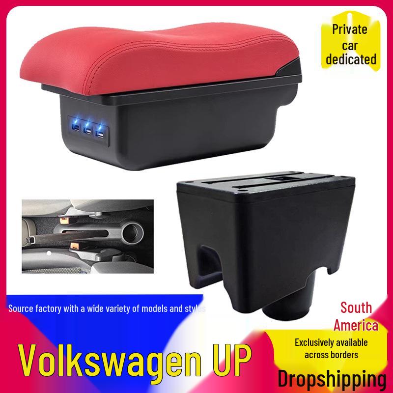 Подлокотник-бокс для Volkswagen UP: Мод для ящика для хранения центральной консоли автомобиля