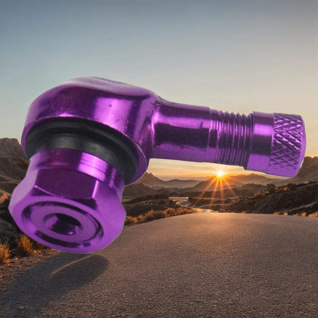 Мотоциклетные ниппели для шин 90 градусов Ниппель для колесной шины для большинства мотоциклов Замена Алюминиевый бескамерный ниппель для шины