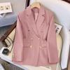Luxury High-end Blazer Women Spring Autumn Jacket Office Ladies Suit Long Sleeve Coat Women Clothing Plus Size