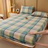 100% Cotton Fitted Sheet Mattress Breathable Bed Protector Cover Single Size