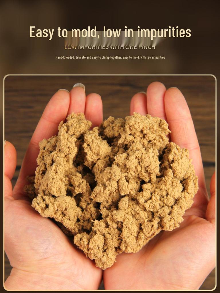 Aged Golden Mugwort Floss 500g for Household Moxibustion