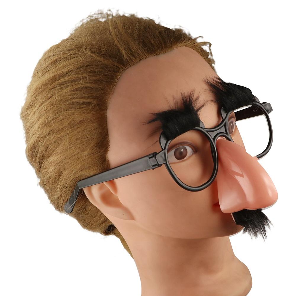 Украшение для вечеринки Усы Костюм Реквизит Маскировка Очки Фестивальные принадлежности Вечеринка Маскарадная маска