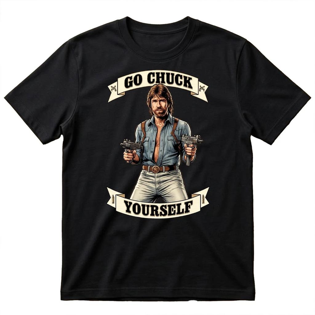 Chuck Norris Retro Vintage T Shirt Classic Action Star Appreciation Tee UK