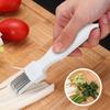 Нож для нарезанного зеленого лука Нож для лука Измельчители овощей Слайсер Мульти-слайсер Овощные инструменты Многофункциональный Нержавеющая сталь