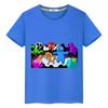Rainbow Friends Cute T Shirt for Kids Boy 10years Cotton Short Tops Anime Tees Boy Girls Clothes Summer Casual Kids Clothes Gift