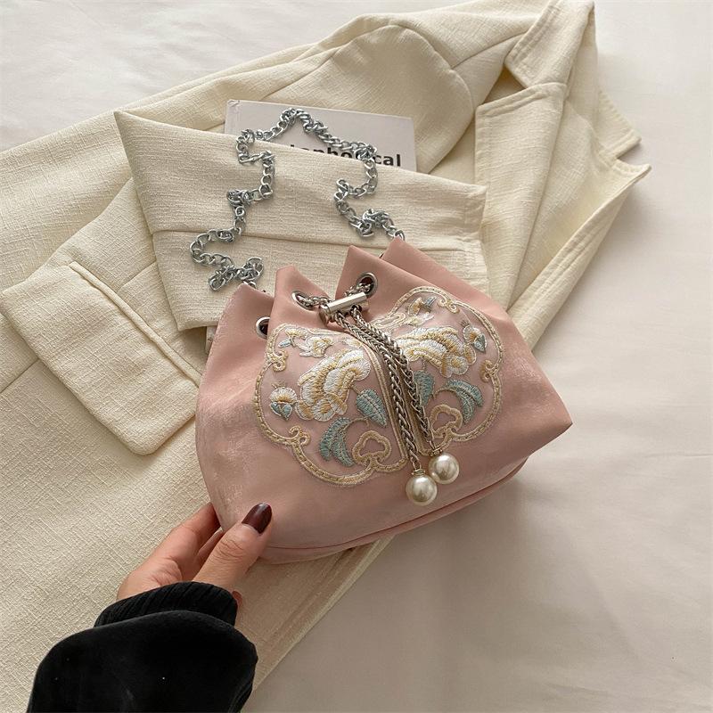 Дизайнерская сумка женская летняя ретро повседневная сумка через плечо простая повседневная сумка-ведро женская