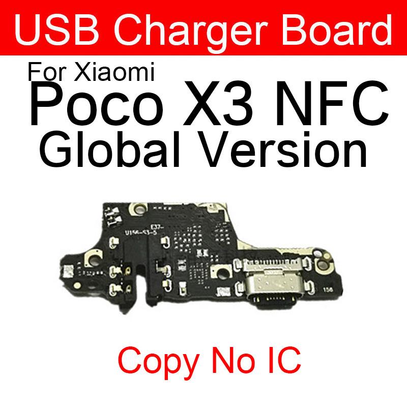 USB-зарядка док-порта, соединительная плата, гибкий кабель с микрофоном для Xiaomi Mi Poco F1 F2 Pro Poco X3 X2 C3 Mi Play, запасные части