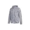 X Hiroko Takahashi Logo Pattern Hooded Jacket Men Outerwear Grey GD5028