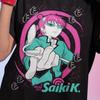 SAIKI K "раздраженное лицо" Saiki Kusuo no Sai Nan ФУТБОЛКА