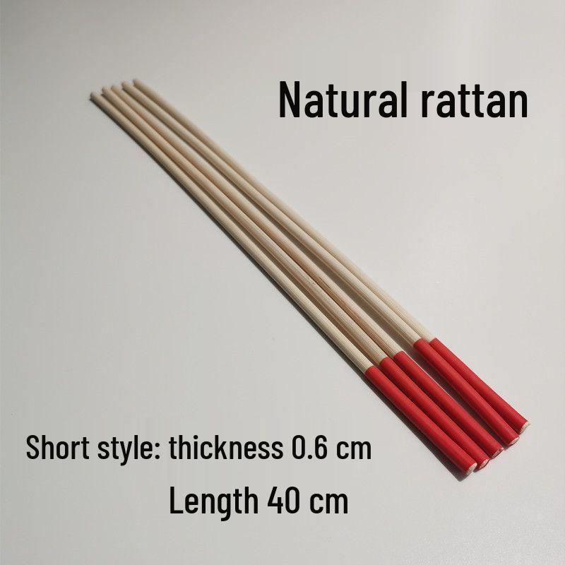 Natural Rattan Teacher's Pointer and Ruler Pen for Home Tutorials and Dance Instruction