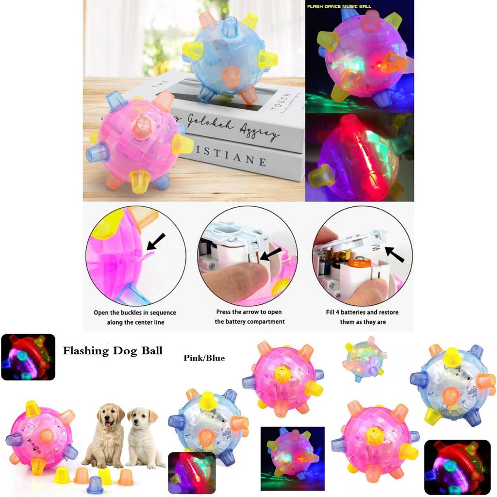 Unique Light-up Toy Flashing Dancing Ball For Kids With Colorful Sound Effects