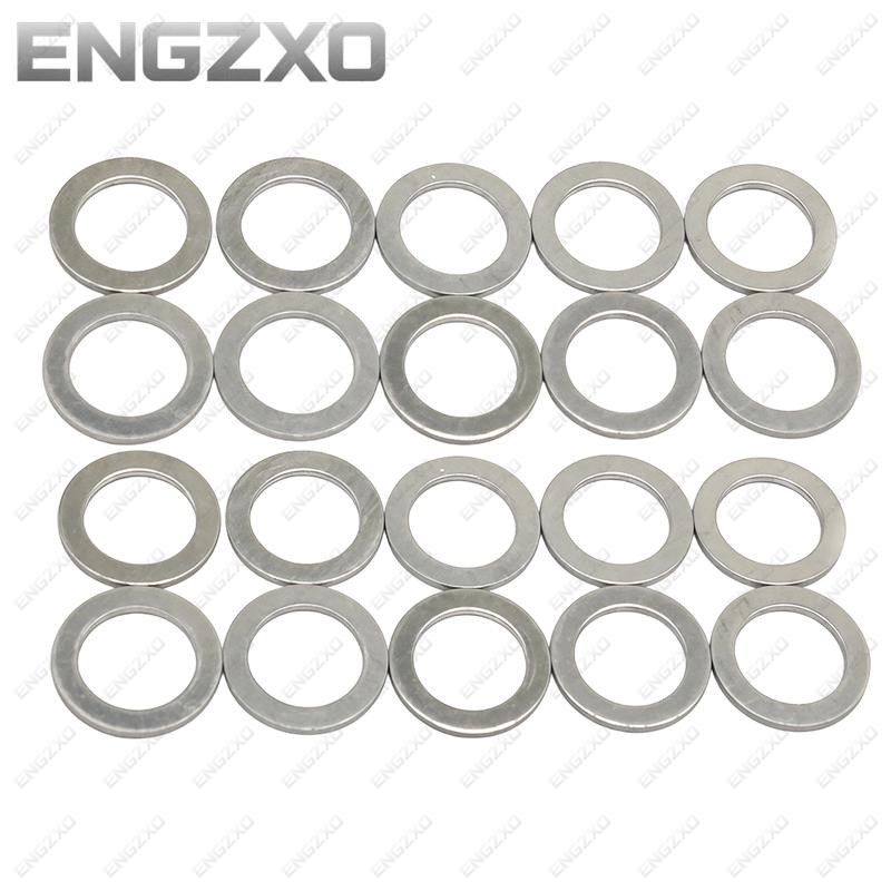 100PCS High Quality Aluminum Transmission Oil Drain Plug Washers 90471-PX4-000 For Honda Civic Insight Odyssey Acura MDX RDX RL