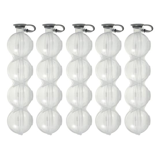 Форма для приготовления мороженого с 4 отверстиями, круглая, с функцией легкого заполнения и выпуска