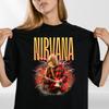 Футболка Nirvana Курт Кобейн Гитара Гранж Рок-группа Футболка Унисекс