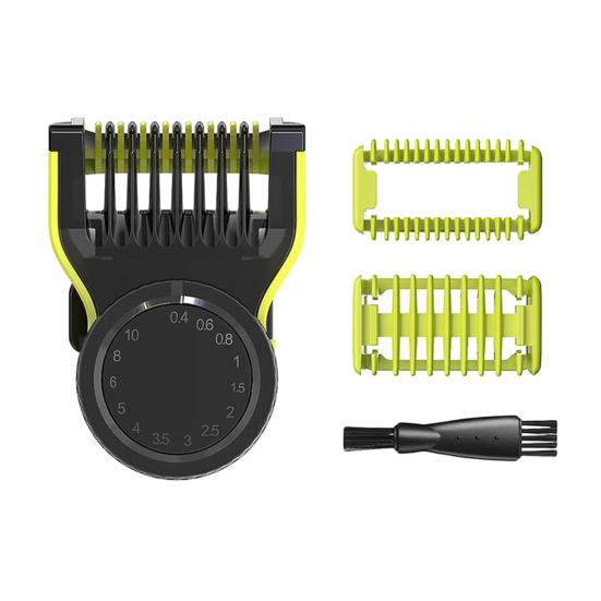 14 Length Adjustable Guide Comb for Philips One Blade QP2520 QP2530 QP2620 QP2630 Electric Trimmer Shaver Attachment Positioning Comb Cleaning