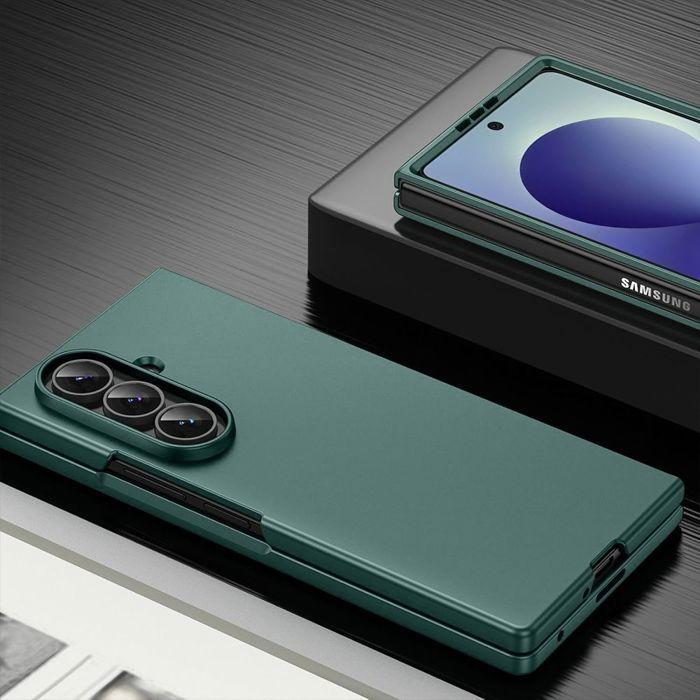 Coque pour Samsung Galaxy Z Fold 8 Ultra, Protection Antichoc Rigide - Vert Nuit - 2 Verres Trempés