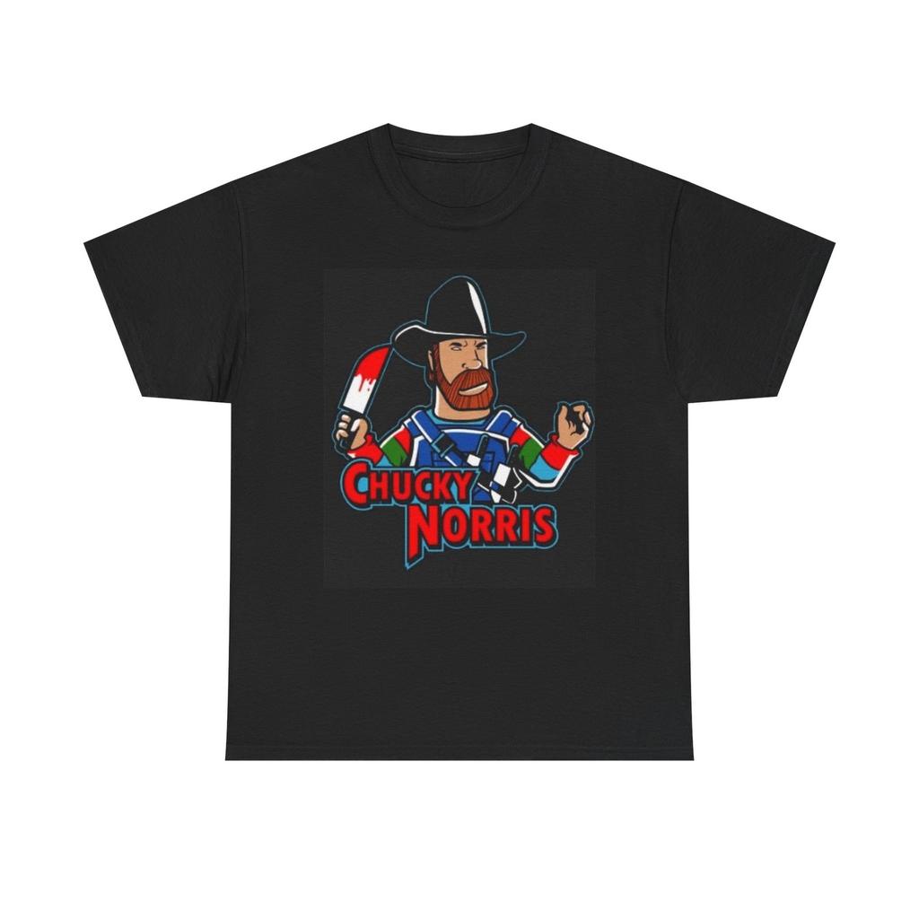 Chucky Norris Funny Shirt Apparel BRAND NEW Unisex Heavy Cotton Tee