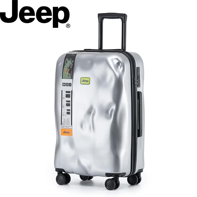 Jeep Алюминиевый жесткий дорожный чемодан 28 дюймов